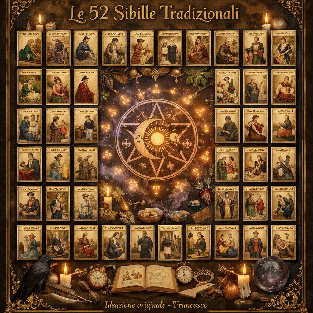 immagine delle 52 sibille tradizionali
